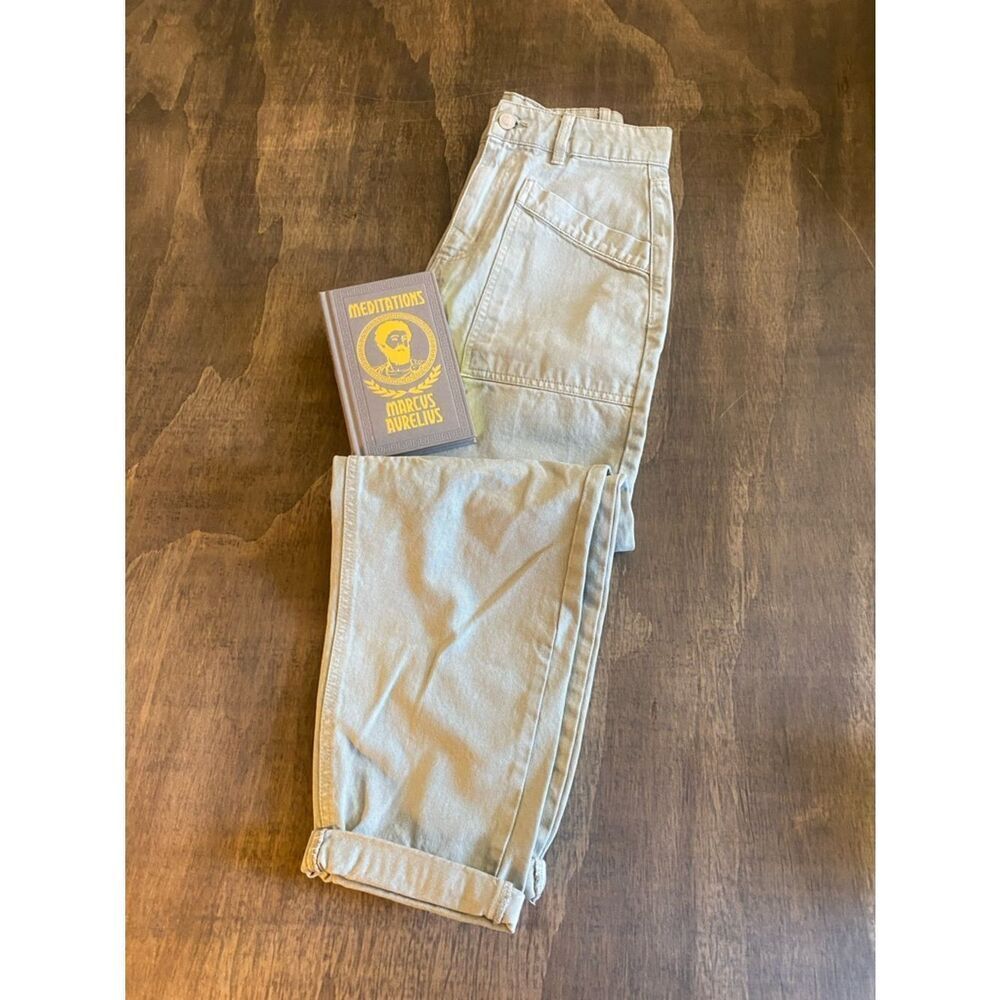 Dynamite GiGi Sage Green Straight Leg Pants